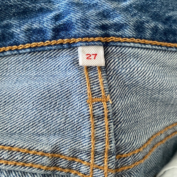 LEVI'S
Deconstructed Denim Skirt size 27 “ waist cowboy cowgirl country jean - Picture 7 of 14